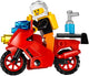 LEGO 10740 Fire Patrol Suitcase: Fire Truck & Burning Building Set
