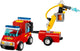 LEGO 10740 Fire Patrol Suitcase: Fire Truck & Burning Building Set – view 3