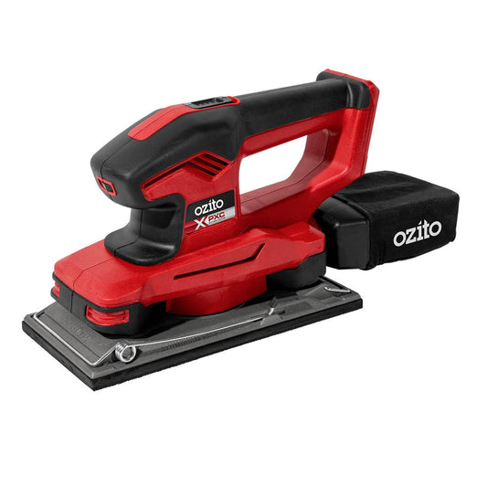 Ozito PXC 18V 1/2 Sheet Sander PXHSS 018 - 298mm x 142mm x 187mm - Efficient Timber Sanding
