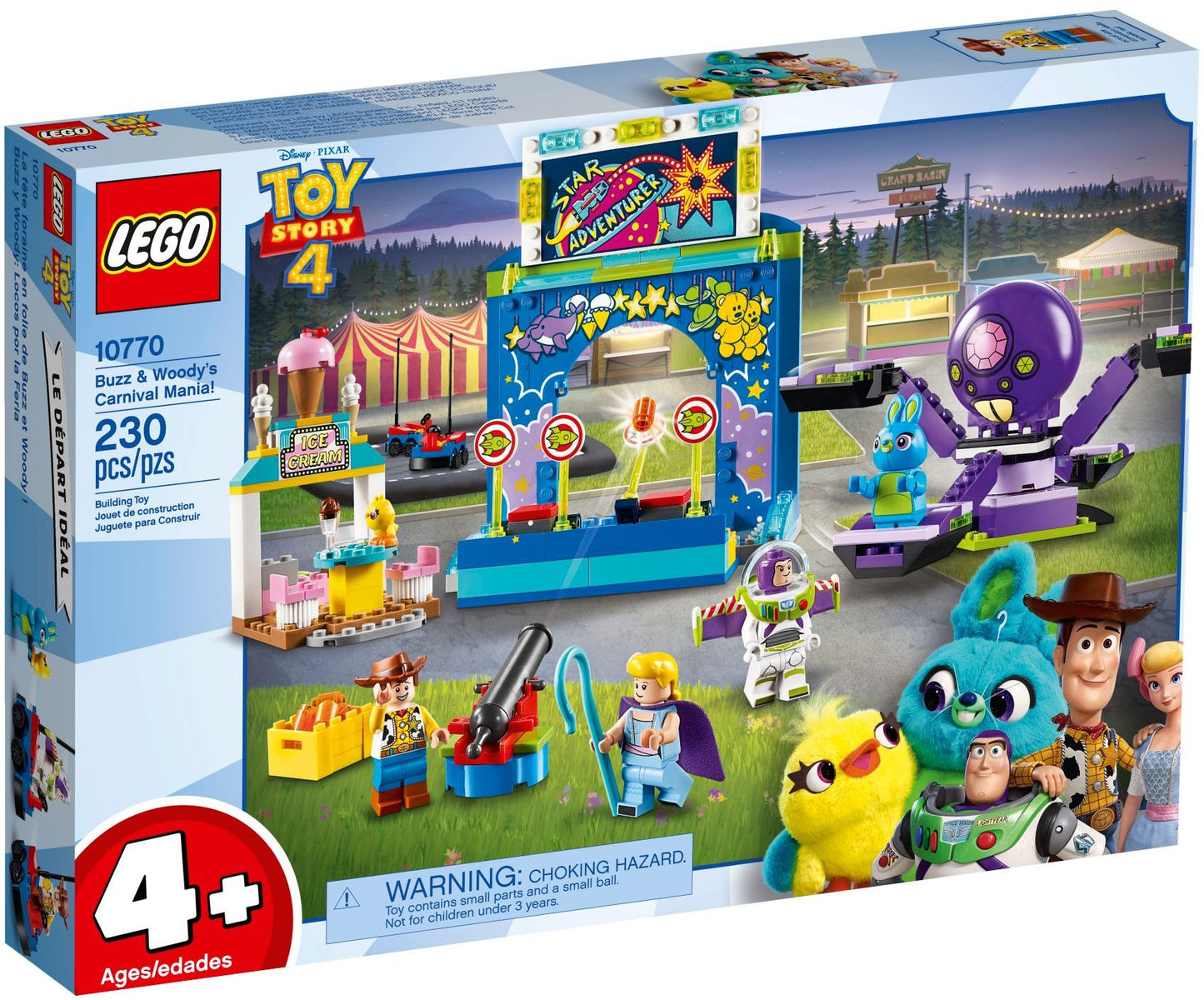 LEGO 10770 Disney Series Pixar’s Toy Story 4 Buzz & Woody’s Carnival Mania- Auzzi Store