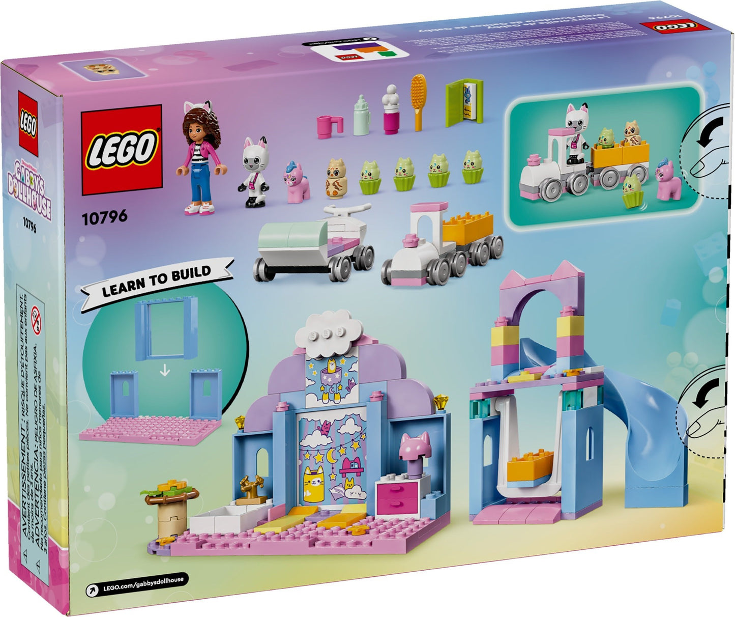 LEGO Gabby's Dollhouse Gabby's Kitty Care 10795