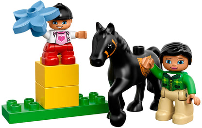 LEGO 10807 DUPLO Horse Trailer: Car, Figure & Animal Playset