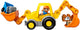 LEGO 10811 Backhoe Loader - DUPLO Construction Toy with Worker – view 3