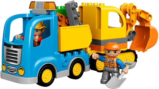 LEGO 10812 Truck & Excavator | DUPLO Construction Toys - Auzzistore