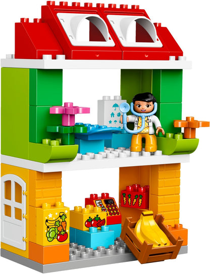 LEGO 10836 DUPLO Town Square: Market, Garage & Doctor