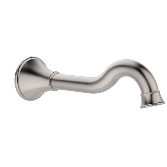 Mondella Brushed Nickel Maestro Classic Bath Spout - 214mm - Lead-Free Brass
