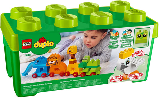 LEGO 10863 My First Animal Brick Box: Buildable Train Set - Auzzistore
