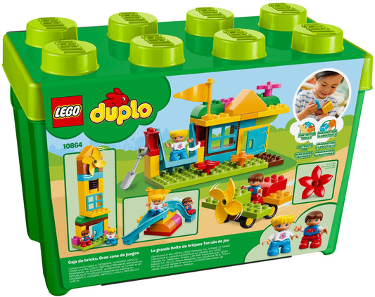 LEGO 10864 DUPLO Large Playground Brick Box 71 Pieces Age 2-5 - Auzzistore