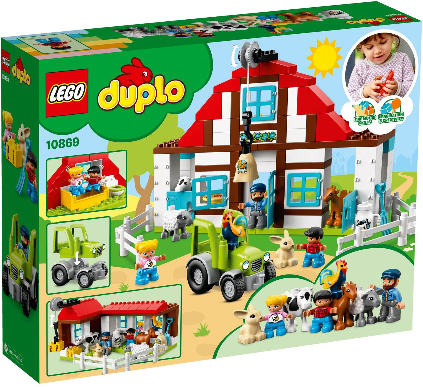 LEGO 10869 DUPLO Town Farm Animals Adventure Playset