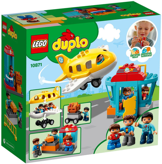 LEGO 10871 DUPLO Airport Toy for Toddlers 2-5 Years Old - Auzzistore