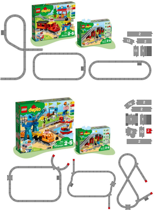 LEGO 10872 Train Bridge & Tracks for Toddlers – view 2 - Auzzistore
