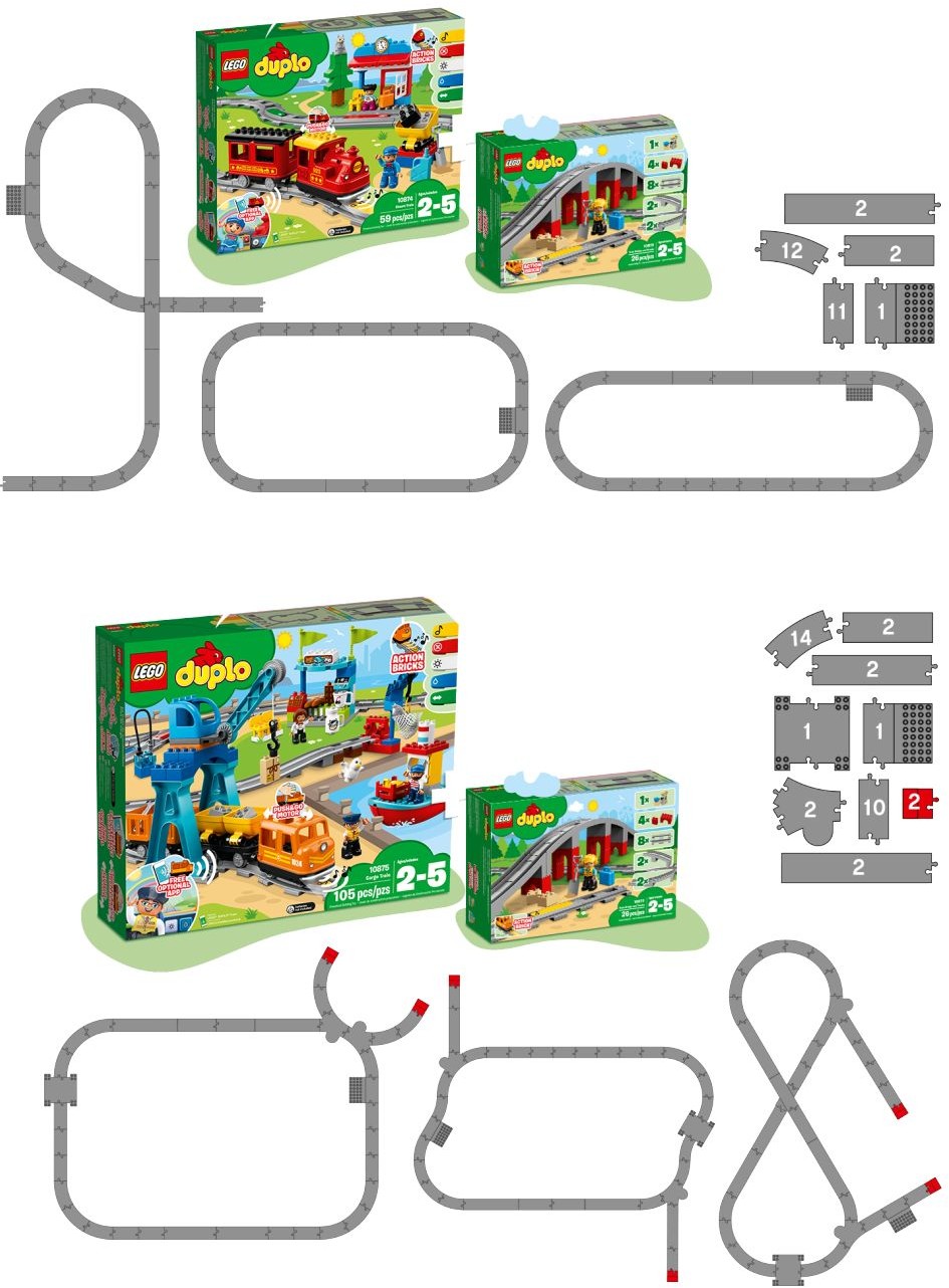 LEGO 10872 Train Bridge & Tracks for Toddlers