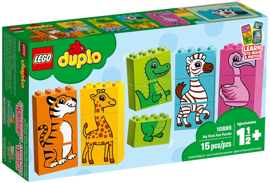 LEGO 10885 My First Fun Puzzle: Animal Stacking Toys for Toddlers - Auzzistore