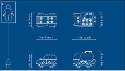 LEGO 10886 My First Car Creations: Build & Play Toddler Car Set