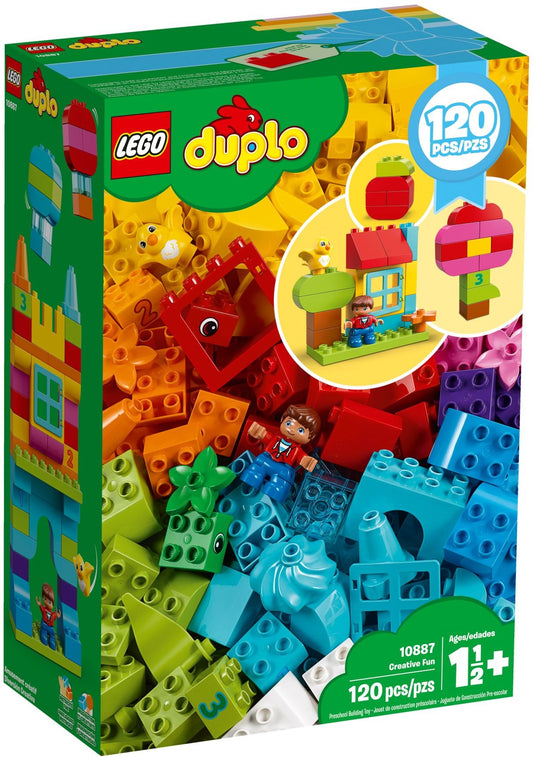 LEGO 10887 DUPLO Creative Fun Building Bricks & Ideas 120 pcs - Auzzistore