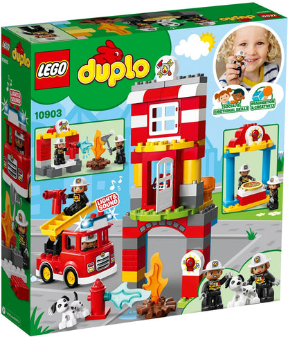 LEGO 10903 Fire Station & Fire Truck with Lights & Siren
