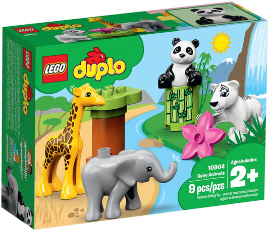 LEGO 10904 Baby Animals: Panda, Tiger, Giraffe & Elephant Set - Auzzistore