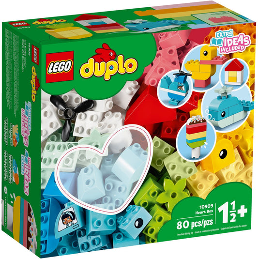 LEGO 10909 DUPLO Classic Brick Box 80pc Creative Building Toy Toddlers 1.5+ - Auzzistore