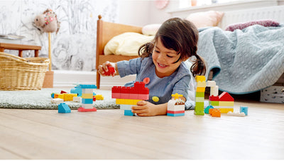 LEGO 10909 DUPLO Classic Brick Box 80pc Creative Building Toy Toddlers 1.5+