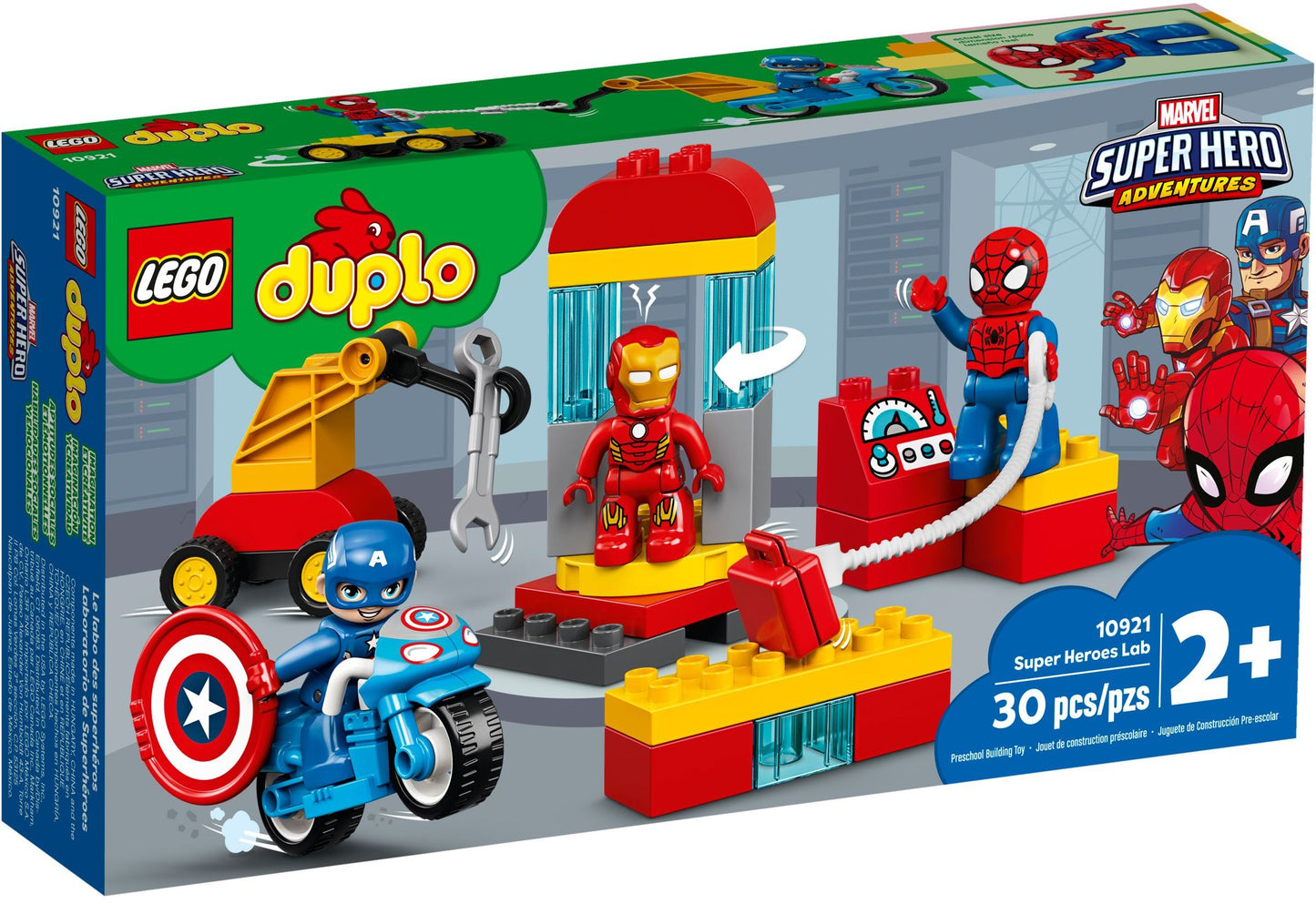 LEGO 10921 Iron Man Lab: Superhero Fun for Toddlers