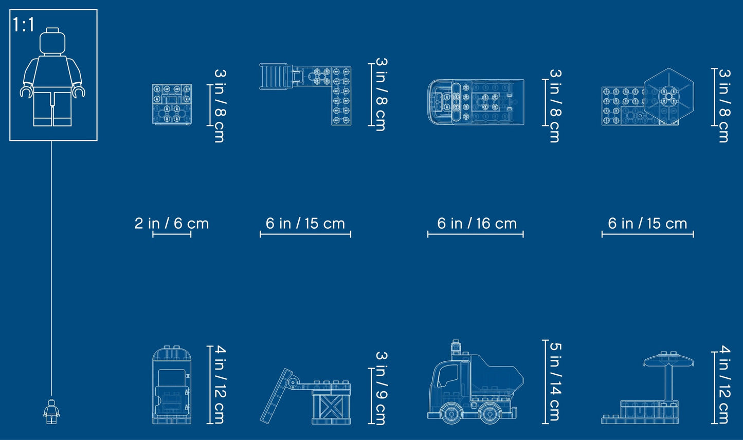 LEGO 10933 DUPLO Tower Crane & Construction Playset