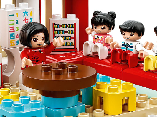 LEGO 10943 DUPLO Town Happy Childhood Moments: Chinese New Year & Kindergarten Playset – view 2 - Auzzistore