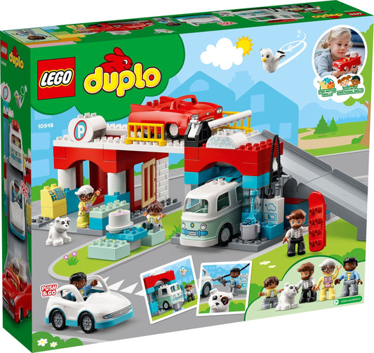 LEGO 10948 DUPLO Town Car Wash & Parking Garage Playset – view 2 - Auzzistore