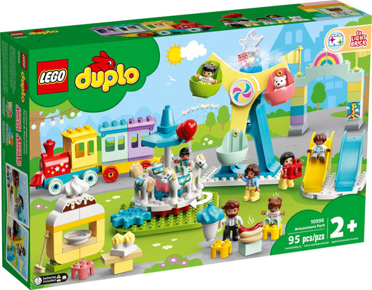 LEGO 10956 DUPLO Town Amusement Park - Funfair Playset for Toddlers - Auzzistore