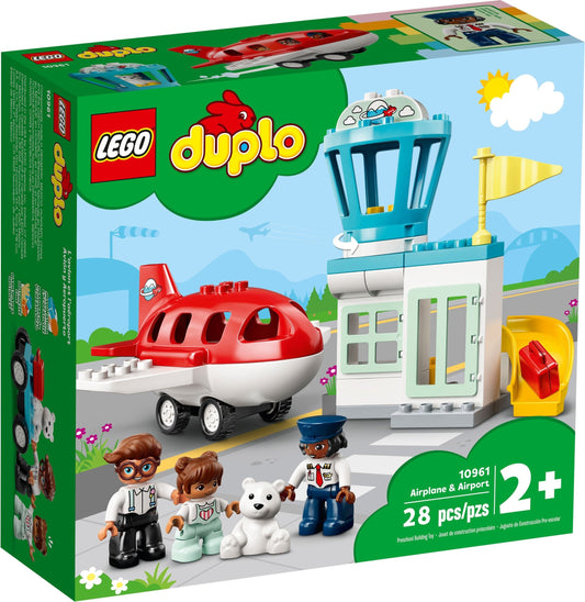 LEGO 10961 DUPLO Airport & Airplane Playset for Toddlers - Auzzistore