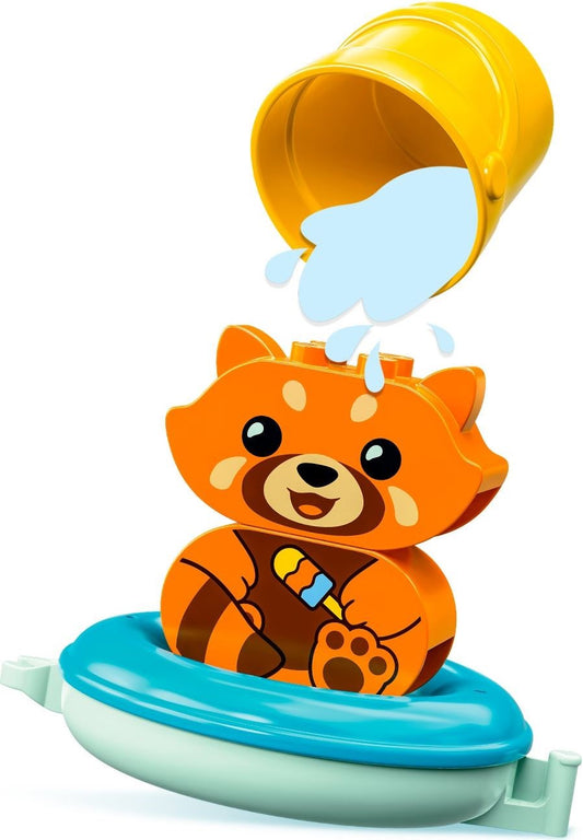 LEGO 10964 DUPLO Bath Time Fun Floating Red Panda Toy – view 2 - Auzzistore