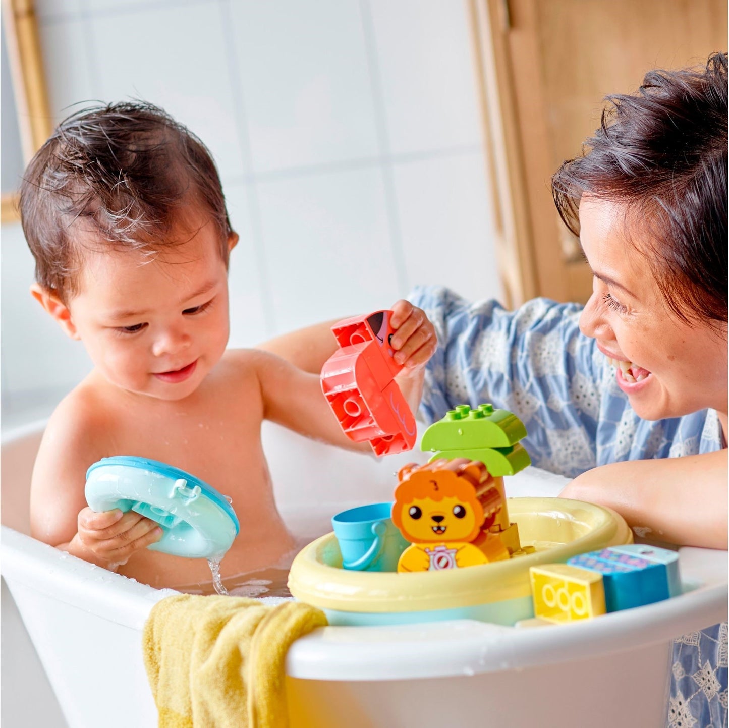 LEGO 10966 DUPLO Bath Time Fun: Floating Animal Island Playset