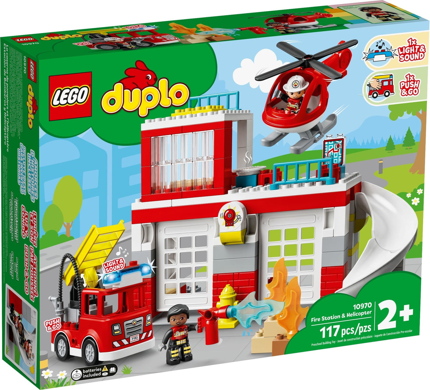 LEGO 10970 DUPLO Rescue Fire Station & Helicopter