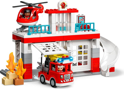 LEGO 10970 DUPLO Rescue Fire Station & Helicopter