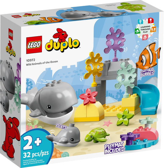 LEGO 10972 DUPLO Wild Ocean Animals | Toddler Learning Toy - Auzzistore