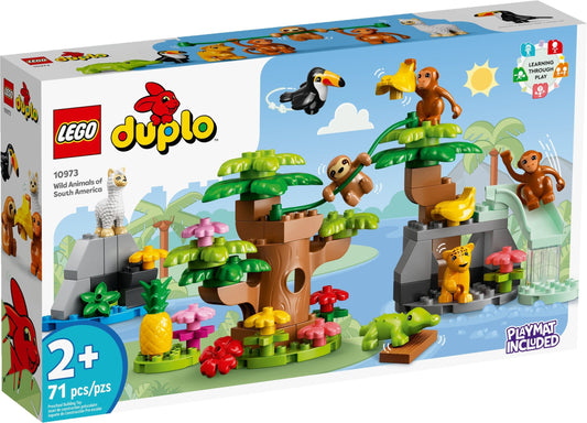 LEGO 10973 DUPLO Wild Animals of South America Jungle Playset - Auzzistore
