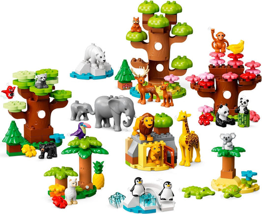 LEGO 10975 DUPLO Wild Animals of the World – view 2 - Auzzistore