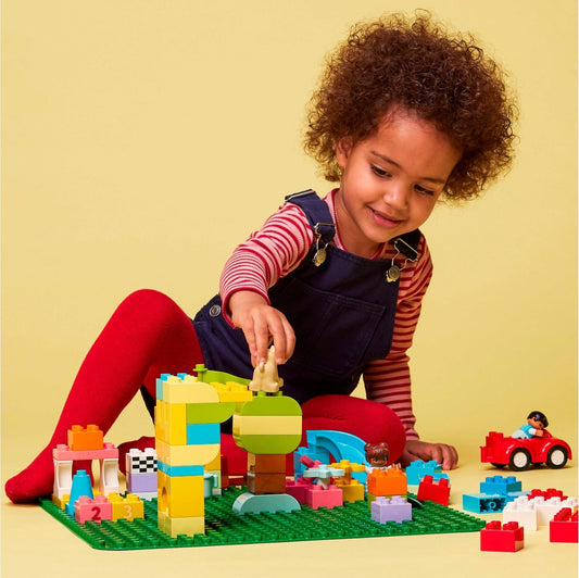 LEGO 10980 DUPLO Green Building Plate - Baseplate for Toddlers - Auzzistore