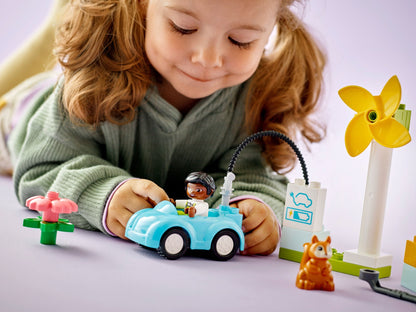 LEGO DUPLO 10984 Wind Turbine and Electric Car