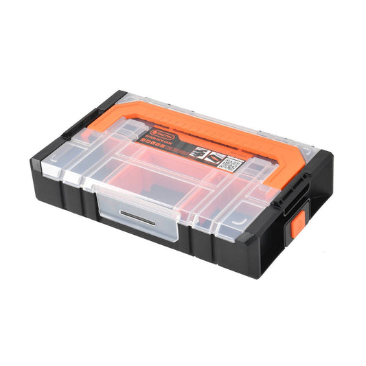 Tactix Interlock Case - Storage Box 258mm x 166mm x 58mm - Organise Small Items - Auzzistore