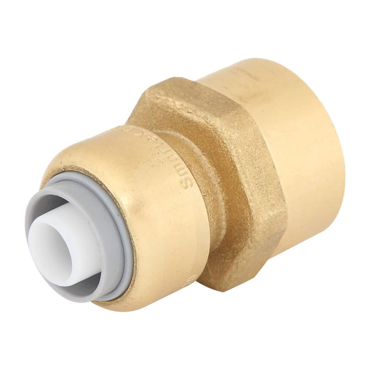 Smartex Pex Female Connector - 16 x 20mm - Lead Free Brass - Push-Fit - Auzzistore