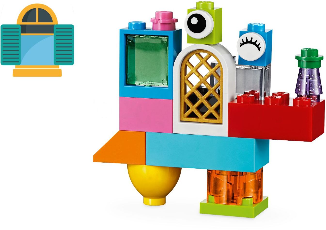 LEGO 11004 Windows of Creativity Building Set (450 Pieces)