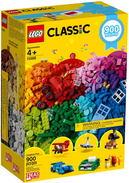 LEGO 11005 Classic Creative Fun 900 Pieces - Age 4+ - Auzzistore