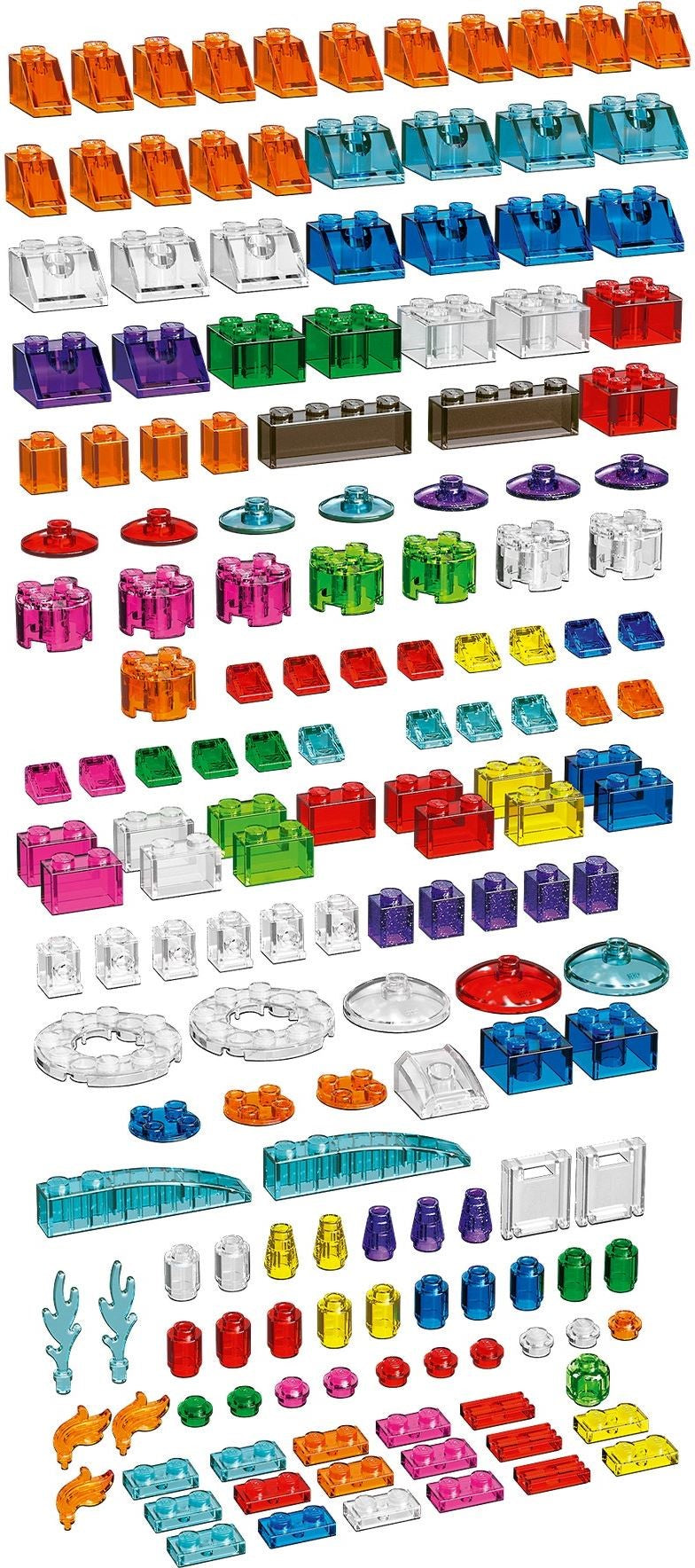 LEGO Classic Series 11013 Creative Transparent Bricks- Auzzi Store