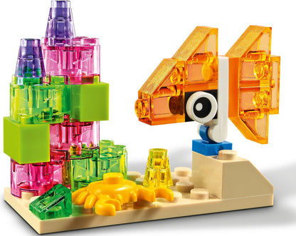 LEGO Classic Series 11013 Creative Transparent Bricks- Auzzi Store