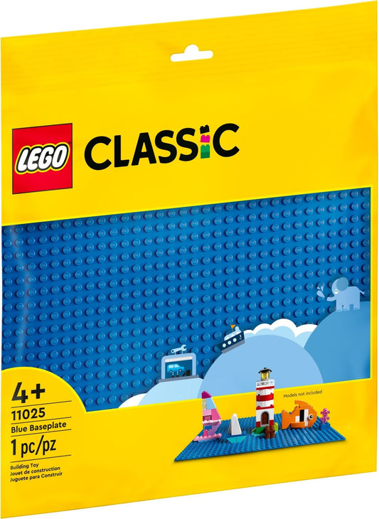 LEGO 11025 Classic Blue Baseplate 32x32 Studs Building Toy - Auzzistore