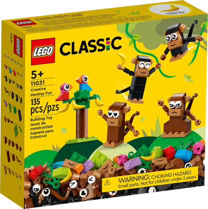 LEGO Classic Creative Monkeys, Birds, and Bananas 11031