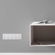 Deta Five Outlet Power Point - 250V - Polycarbonate - Kitchen Use