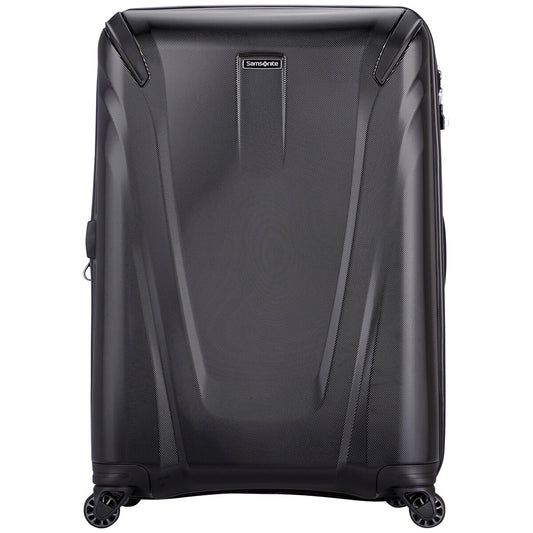 Samsonite Hyperspin Luggage Black, 500x738x330mm, Lightweight, Dual-Sided, Rubber Handles