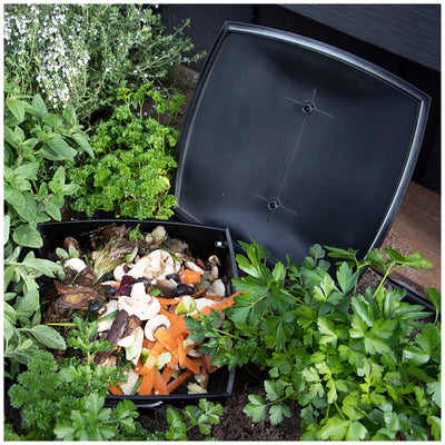 Greenlife Worm Box & Micro Composter 4-Piece Set CHWBB Black 100L Capacity