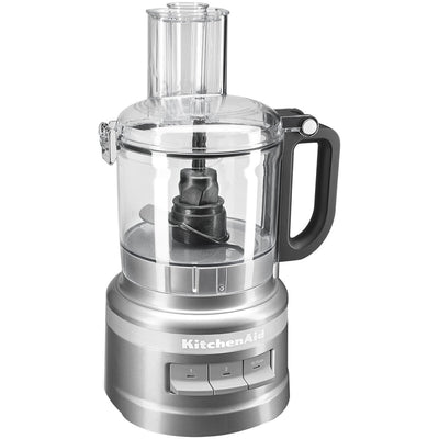 KitchenAid 7 Cup Food Processor 250W 5KFP0719ACU Contour Silver Easy Clean